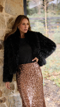 Brave + True Ritz Skirt Bronze Sequin
