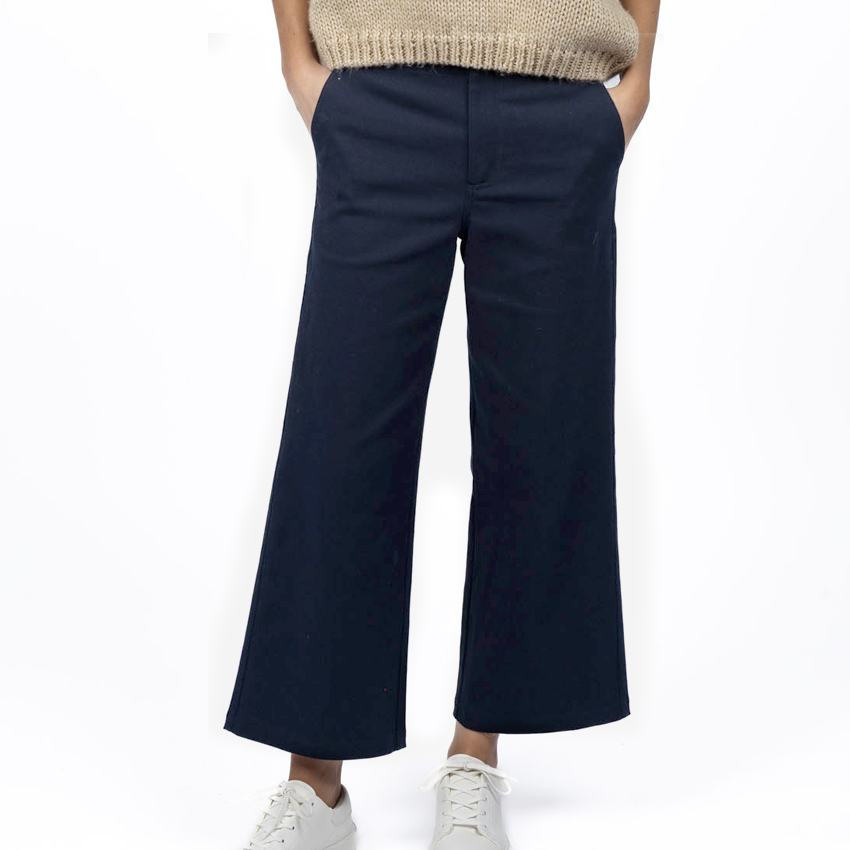Humidity Margot Drill Pant Navy