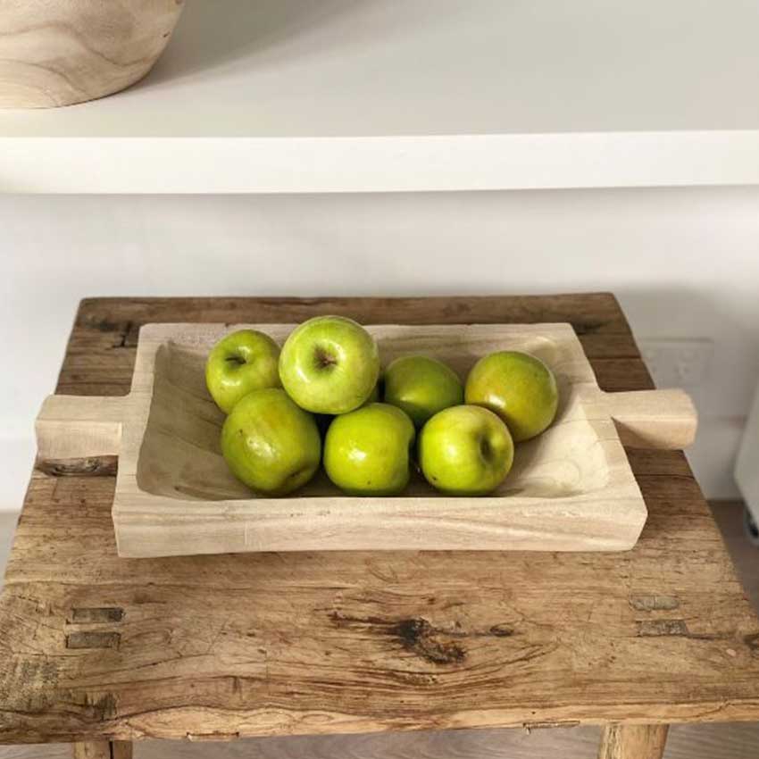 Byron Wood Bowl w Handles
