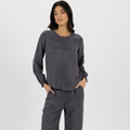 Humidity Sara Blouse Dark Grey Smoke