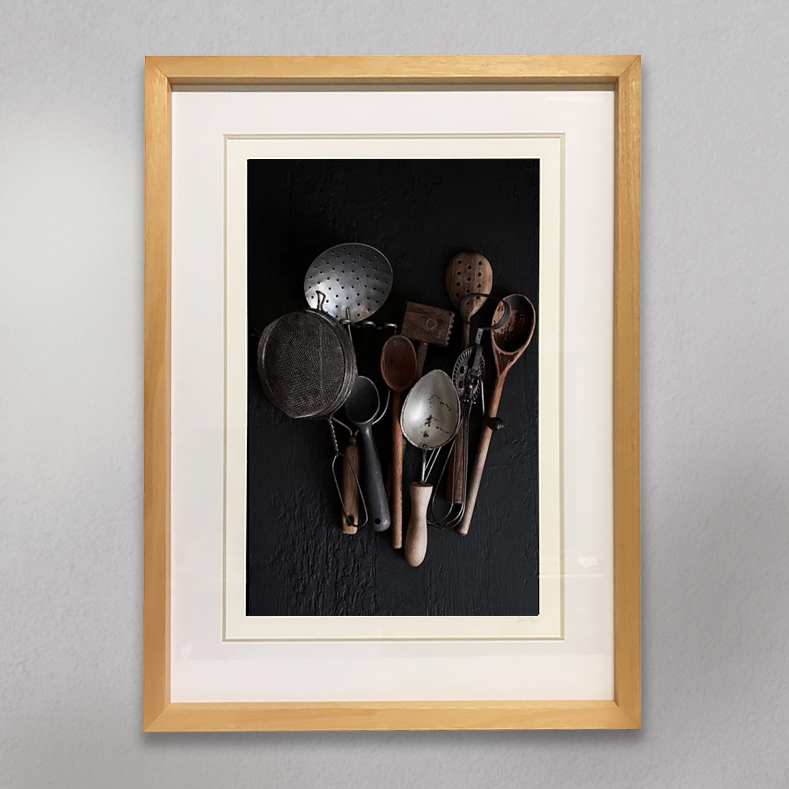 Art - Vintage Utensils by Lyn McCreanor
