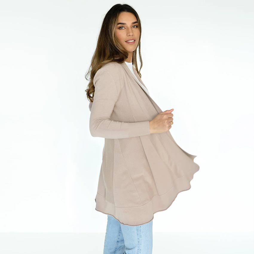 Humidity Aruba Cardigan Birch