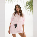 Holiday Coral Shorts Baby Pink