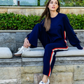 Arlington Milne Lively Track Pant Navy