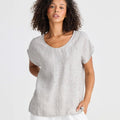 The Shanty Havana Tee Charcoal Fleck