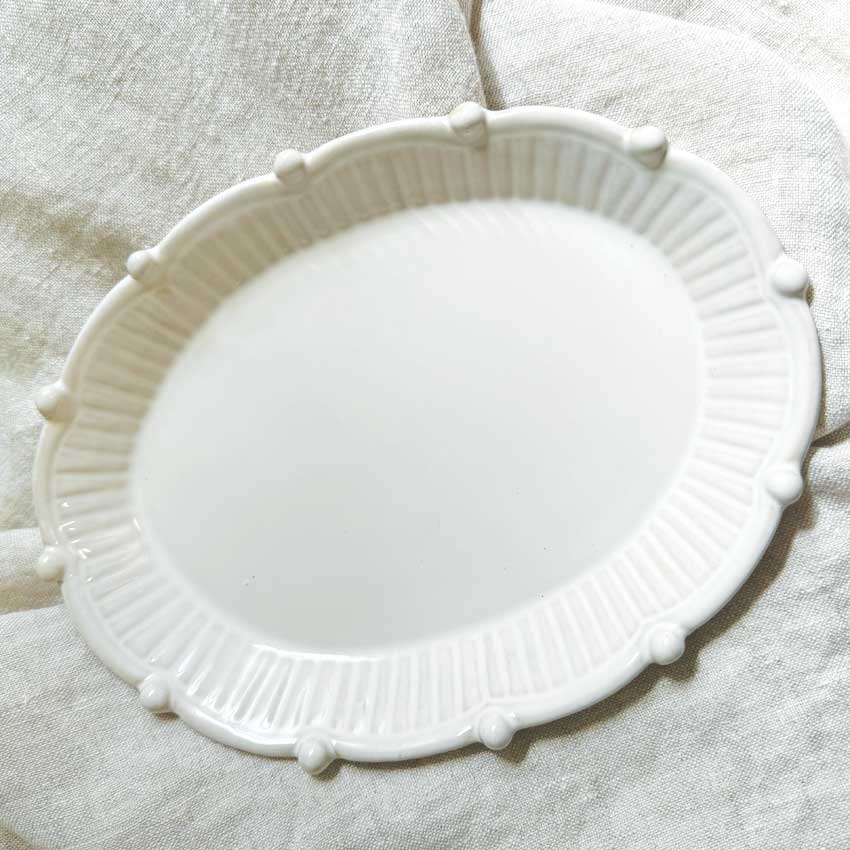 Bistroit Oval Ceramic Platter 18x24