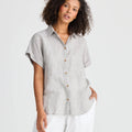 The Shanty Dune Shirt Charcoal Fleck
