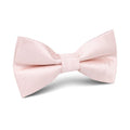 Bow Tie Pink Herringbone Satin