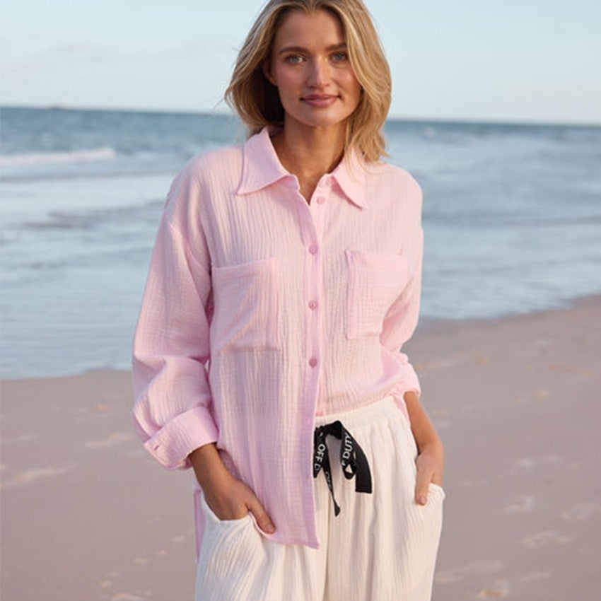 Coral Shirt Baby Pink by Holiday