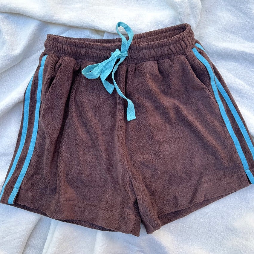 Demi Towelling Shorts Brown WATO