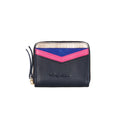 Arlington Milne Alexis Zip Purse Rose Gold to Navy