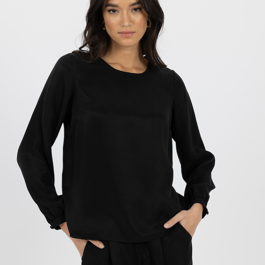 Humidity Sara Blouse Black