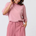 Cartel & Willow Solana Tee Dusty Pink
