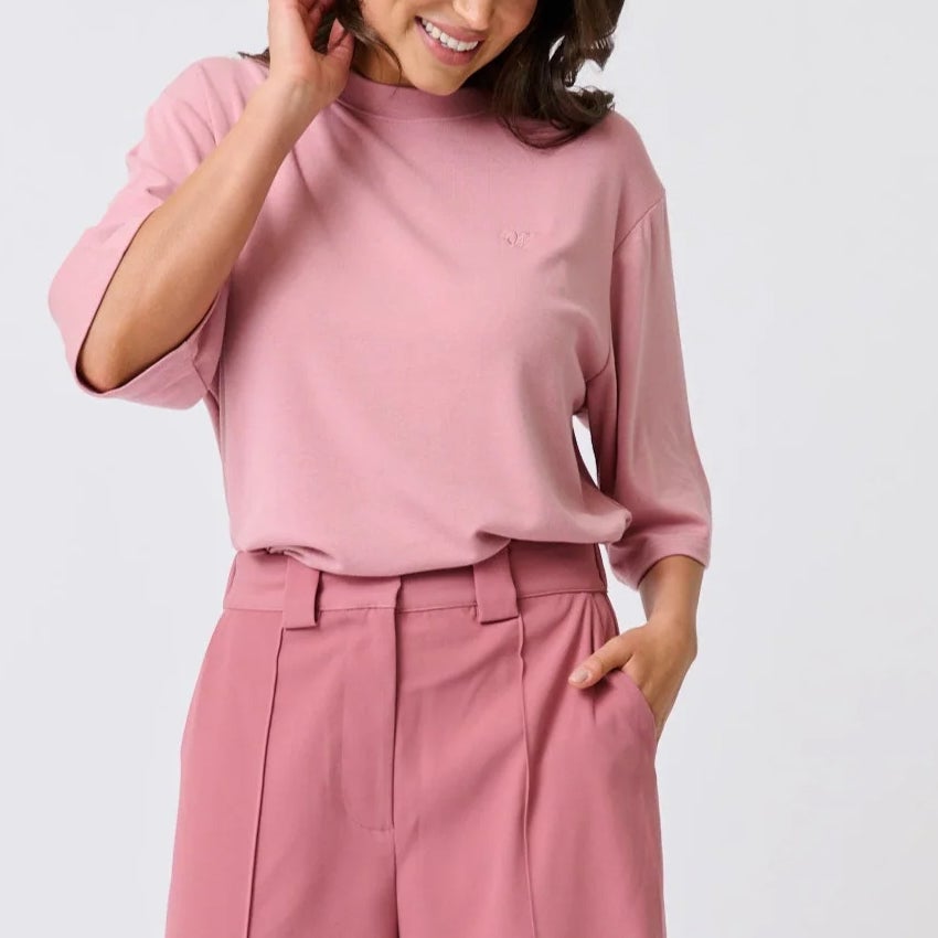 Cartel & Willow Solana Tee Dusty Pink