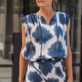 Brave+True Selina Top Flower Bomb Shibori Print