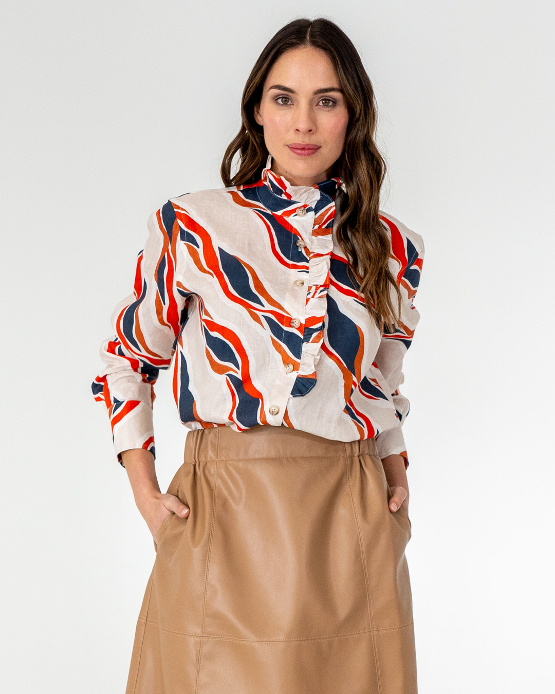 Elms King Chiswell Shirt River