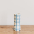 Noss & Co Cornflower Gingham Small Vase