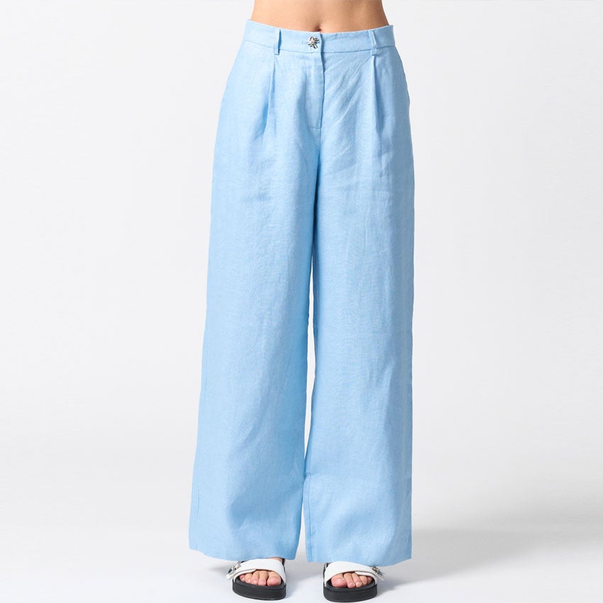 Walnut Malta Pant Sky Blue