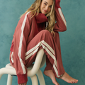 Adeline Trackie Pant - Dusty Rose