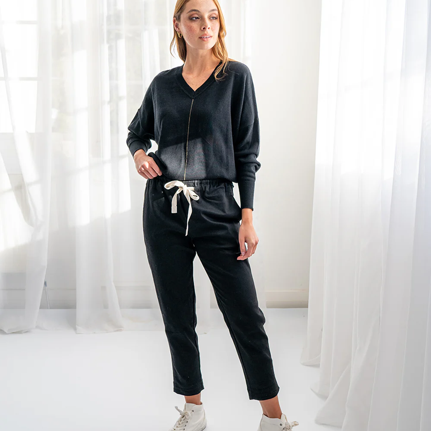 Elms+King Darlington Jogger Pant Black