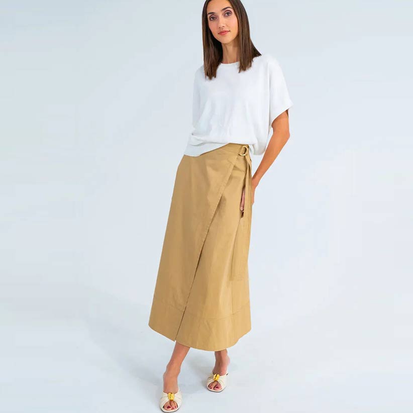 Arlington Milne Evelyn Skirt Camel